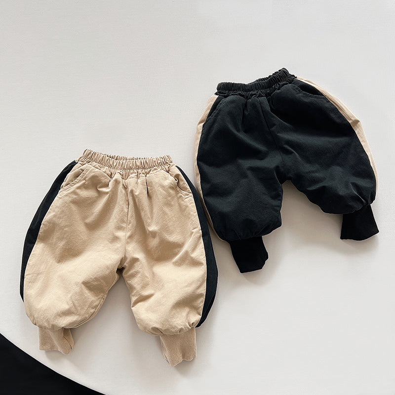 Baby Kid Unisex Color-blocking Pants Wholesale 221125462