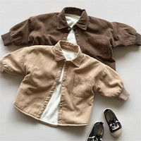 Load image into Gallery viewer, Baby Kid Unisex Solid Color Jackets Outwears Wholesale 221125486

