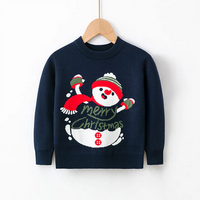 Load image into Gallery viewer, Kid Unisex Letters Cartoon Crochet Christmas Sweaters Wholesale 221130147
