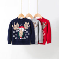 Load image into Gallery viewer, Kid Unisex Animals Cartoon Crochet Christmas Sweaters Wholesale 221130148
