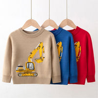 Load image into Gallery viewer, Baby Kid Boys Car Cartoon Sweaters Knitwear Wholesale 22113023
