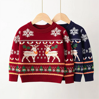 Load image into Gallery viewer, Baby Kid Unisex Cartoon Christmas Sweaters Wholesale 22113078
