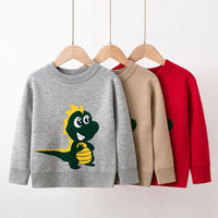 Load image into Gallery viewer, Kid Unisex Dinosaur Crochet Sweaters Wholesale 22113096
