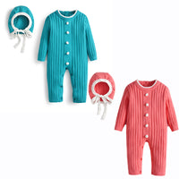 Load image into Gallery viewer, Baby Unisex Solid Color Knitwear Jumpsuits Wholesale 221206210
