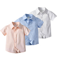Load image into Gallery viewer, Baby Kid Boys Solid Color Shirts Wholesale 221214159
