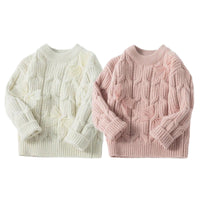 Load image into Gallery viewer, Baby Kid Girls Solid Color Sweaters Knitwear Wholesale 221216158
