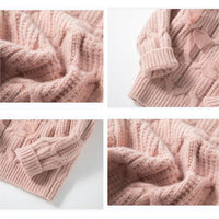 Load image into Gallery viewer, Baby Kid Girls Solid Color Sweaters Knitwear Wholesale 221216158
