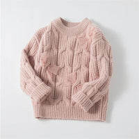 Load image into Gallery viewer, Baby Kid Girls Solid Color Sweaters Knitwear Wholesale 221216158
