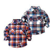 Load image into Gallery viewer, Baby Kid Boys Checked Shirts Wholesale 221216410
