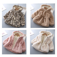 Load image into Gallery viewer, Baby Kid Girls Leopard print Jackets Outwears Wholesale 22122102
