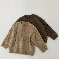 Load image into Gallery viewer, Baby Kid Unisex Solid Color Sweaters Wholesale 220914135
