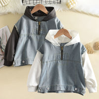 Load image into Gallery viewer, Baby Kid Unisex Color-blocking Hoodies Swearshirts Wholesale 230103478
