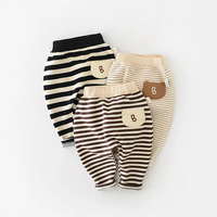 Load image into Gallery viewer, Baby Kid Unisex Striped Alphabet Pants Wholesale 230110197
