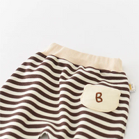 Load image into Gallery viewer, Baby Kid Unisex Striped Alphabet Pants Wholesale 230110197
