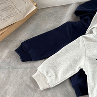 Load image into Gallery viewer, 2 Pieces Set Baby Unisex Letters Hoodies Swearshirts And Solid Color Pants Wholesale 230110216
