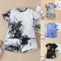 Load image into Gallery viewer, 2 Pieces Set Baby Boys Tie Dye T-Shirts And Shorts Wholesale 230114119

