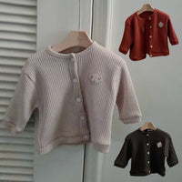 Load image into Gallery viewer, Baby Unisex Solid Color Cardigan Wholesale 230114387
