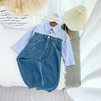 Load image into Gallery viewer, Baby Kid Girls Striped Jumpsuits Wholesale 230201216
