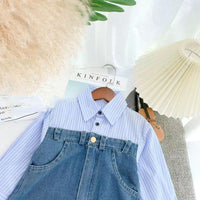 Load image into Gallery viewer, Baby Kid Girls Striped Jumpsuits Wholesale 230201216
