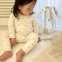 Load image into Gallery viewer, 2 Pieces Set Baby Girls Flower Print Tops And Pants Wholesale 230206207
