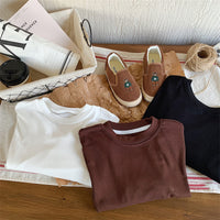 Load image into Gallery viewer, Baby Kid Unisex Solid Color Tops And Vests Waistcoats Wholesale 230210292
