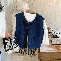 Load image into Gallery viewer, Baby Kid Boys Solid Color Vests Waistcoats Wholesale 230210366
