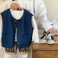 Load image into Gallery viewer, Baby Kid Boys Solid Color Vests Waistcoats Wholesale 230210366
