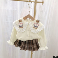 Load image into Gallery viewer, Baby Kid Girls Rabbit Cartoon Shirts Wholesale 230222112
