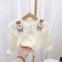 Load image into Gallery viewer, Baby Kid Girls Rabbit Cartoon Shirts Wholesale 230222112
