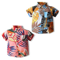Load image into Gallery viewer, Baby Kid Boys Tropical print Shirts Wholesale 230308351
