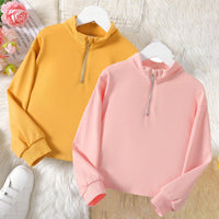 Load image into Gallery viewer, Kid Girls Solid Color Hoodies Sweatshirts Wholesale 230308636

