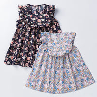 Load image into Gallery viewer, Baby Kid Girls Flower Print Dresses Wholesale 230315224
