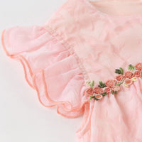 Load image into Gallery viewer, Baby Girls Flower Rompers Wholesale 230326101
