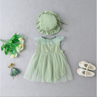 Load image into Gallery viewer, Baby Girls Solid Color Rompers Wholesale 230326102

