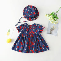 Load image into Gallery viewer, Baby Kid Girls Fruit Print Dresses Wholesale 230326119
