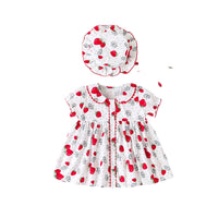 Load image into Gallery viewer, Baby Kid Girls Fruit Print Dresses Wholesale 230326119
