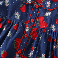 Load image into Gallery viewer, Baby Kid Girls Fruit Print Dresses Wholesale 230326119
