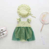 Load image into Gallery viewer, Baby Girls Solid Color Rompers Wholesale 230326126
