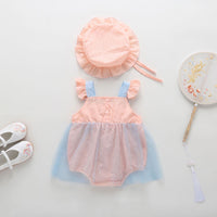 Load image into Gallery viewer, Baby Girls Solid Color Rompers Wholesale 230326126
