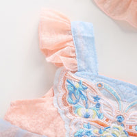 Load image into Gallery viewer, Baby Girls Solid Color Rompers Wholesale 230326126
