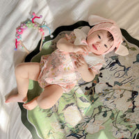 Load image into Gallery viewer, Baby Girls Flower Cartoon Print Rompers Wholesale 230326140
