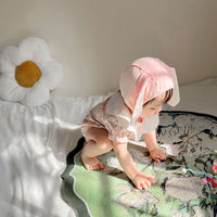 Load image into Gallery viewer, Baby Girls Flower Cartoon Print Rompers Wholesale 230326140
