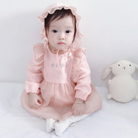 Load image into Gallery viewer, Baby Girls Solid Color Rompers Wholesale 230326142
