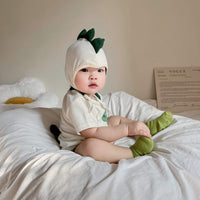 Load image into Gallery viewer, Baby Boys Dinosaur Print Rompers Wholesale 230326144
