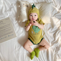 Load image into Gallery viewer, Baby Boys Dinosaur Print Rompers Wholesale 230326144
