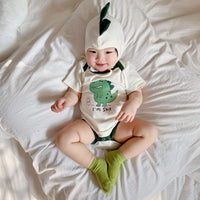 Load image into Gallery viewer, Baby Boys Dinosaur Print Rompers Wholesale 230326144
