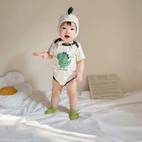 Load image into Gallery viewer, Baby Boys Dinosaur Print Rompers Wholesale 230326144
