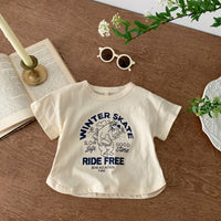 Load image into Gallery viewer, Baby Kid Girls Boys Letters Cartoon Print T-Shirts Wholesale 230326159
