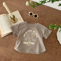 Load image into Gallery viewer, Baby Kid Girls Boys Letters Cartoon Print T-Shirts Wholesale 230326159
