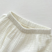 Load image into Gallery viewer, 2 Pieces Set Baby Kid Girls Solid Color Cartoon Tops And Shorts Wholesale 230326176
